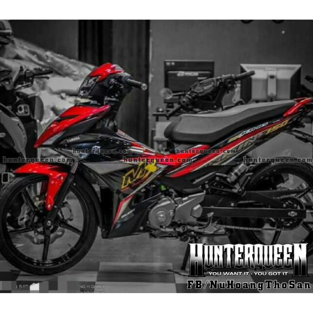 Tem rời MX đỏ đen. Phối màu vàng nổi bật. Chỉnh sửa theo yêu cầu. Chống nước