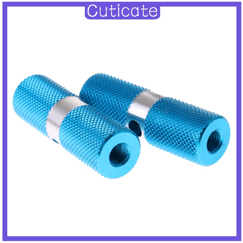 Trục Để Chân Trước / Sau Bằng Hợp Kim Nhôm Màu Đen Cho Xe Đạp BMX