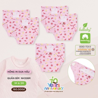 Set 4 cái tả dán vải sơ sinh Lullaby
