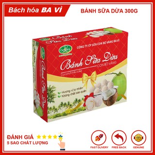 Bánh Sữa Dừa Con Bò Vàng Ba Vì 300g