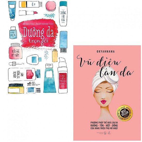 Sách Combo Dưỡng Da Phái Đẹp (Trọn bộ 2 cuốn): Vũ Điệu Làn Da và Dưỡng Da Trọn Gói