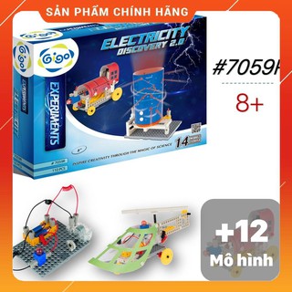  Hộp Gigo toys Khám phá điện năng 14 chủ đề 110 chi tiết nhiều màu 7059R
