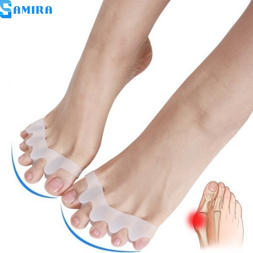 Dụng cụ silicon tách ngón chân giảm đau chỉnh hình ngón chân cái siêu bền cao cấp SA14