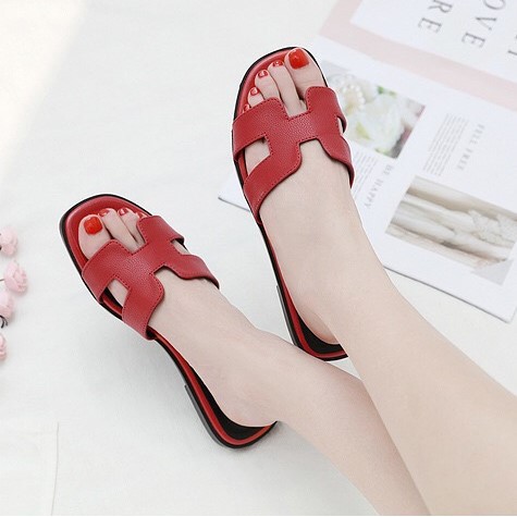 HOT SANG CHẢNH DÉP SANDAL NỮ THỜI TRANG CAO CẤP CHỮ H ĐẾ BỆT HOT NHẤT thời đại ĐẸP