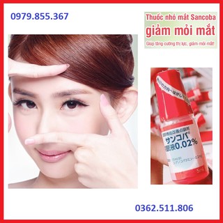 Thuốc nhỏ mắt cận thị phục hồi thị lực Sanbaco Nhật Bản lọ 5ml