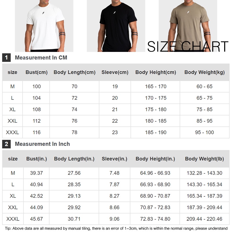 Áo Thun Thể Thao Cotton Ngắn Tay Thời Trang Mùa Hè Cho Nam Size M-3XL