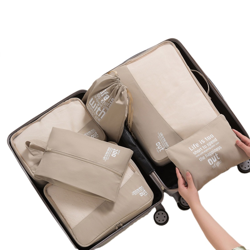 Seng Set 6 Túi Đựng Đồ Vệ Sinh Cá Nhân Đi Du Lịch Tiện Lợi