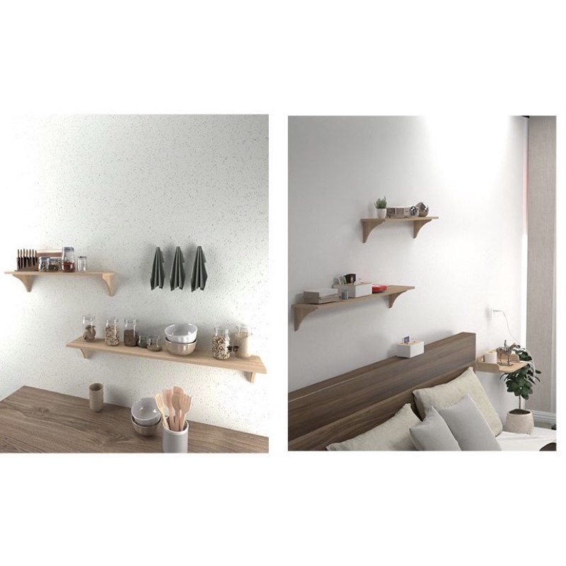 Kệ Thanh Ngang kệ gỗ Treo Tường Lõi Xanh Chống Ẩm  decor trang trí phòng,góc làm việc