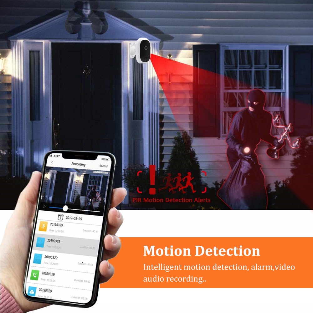 Camera giám sát YCC365 PLUS APP FHD 3MP không dây chế độ quan sát vào ban đêm/ kết nối âm thanh hai chiều | BigBuy360 - bigbuy360.vn