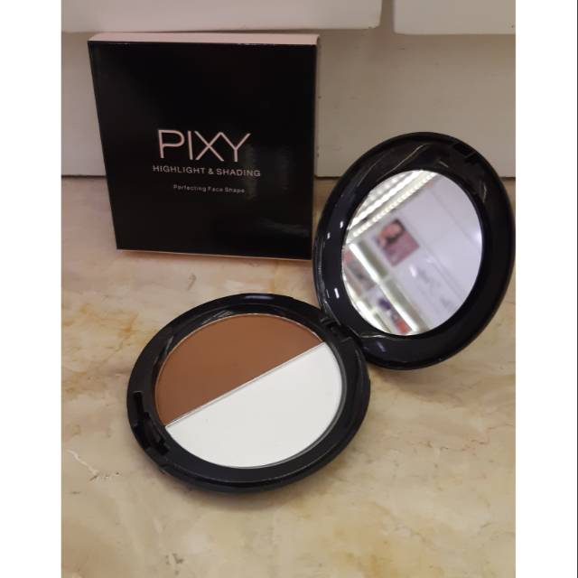 (hàng Mới Về) Bảng Phấn Bắt Sáng Và Tạo Khối 10 Màu Pixy