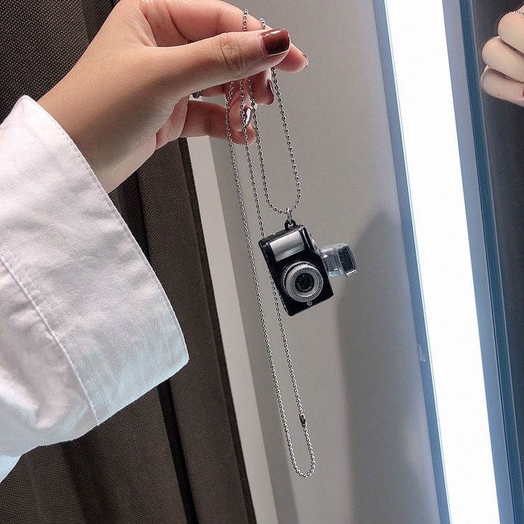 Dây Chuyền Mặt Máy Ảnh Đơn Giản Phong Cách Hip Hop