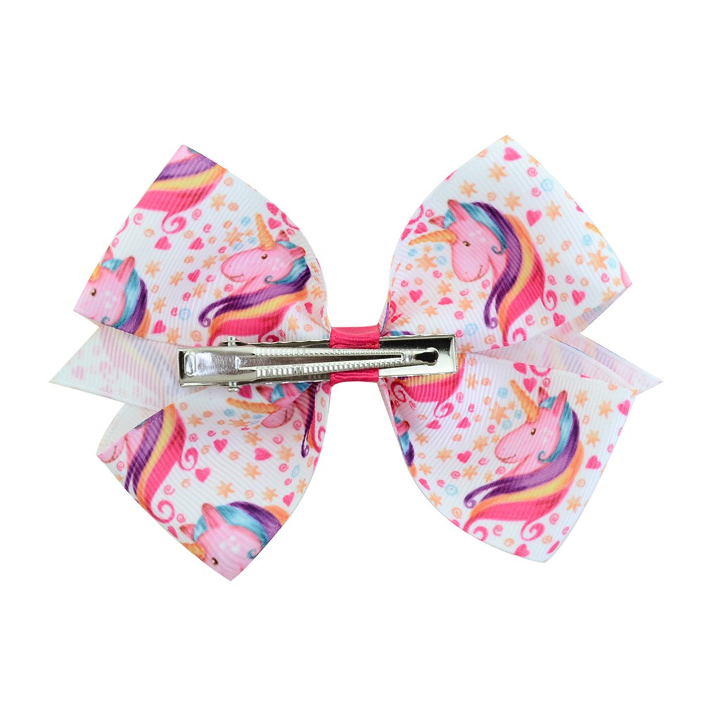 6 Kẹp tóc KIDSBOWS gắn nơ dễ thương xinh xắn thời trang cho bé gái