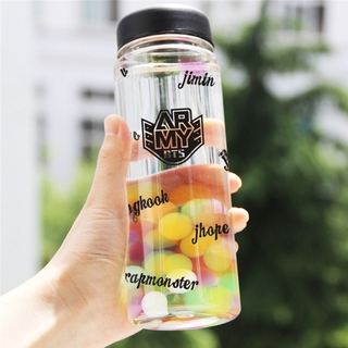 Bình nước thể thao in tên các thành viên bts