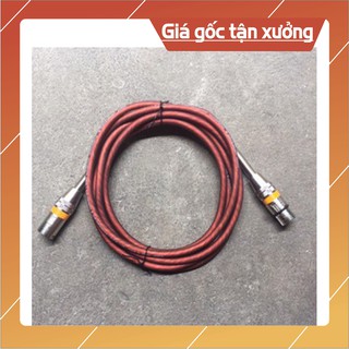Dây Mic Thu Âm dài 3m 2 đầu canon chất lượng cao