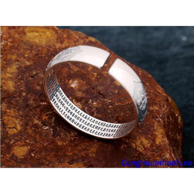 Vòng tay Khắc Thần Chú - Chuỳ Kim Cang - Bát Nhã Tâm  Kinh - VT204