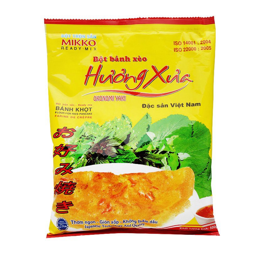 Bột bánh xèo, bánh khọt Mikko Hương Xưa 500g