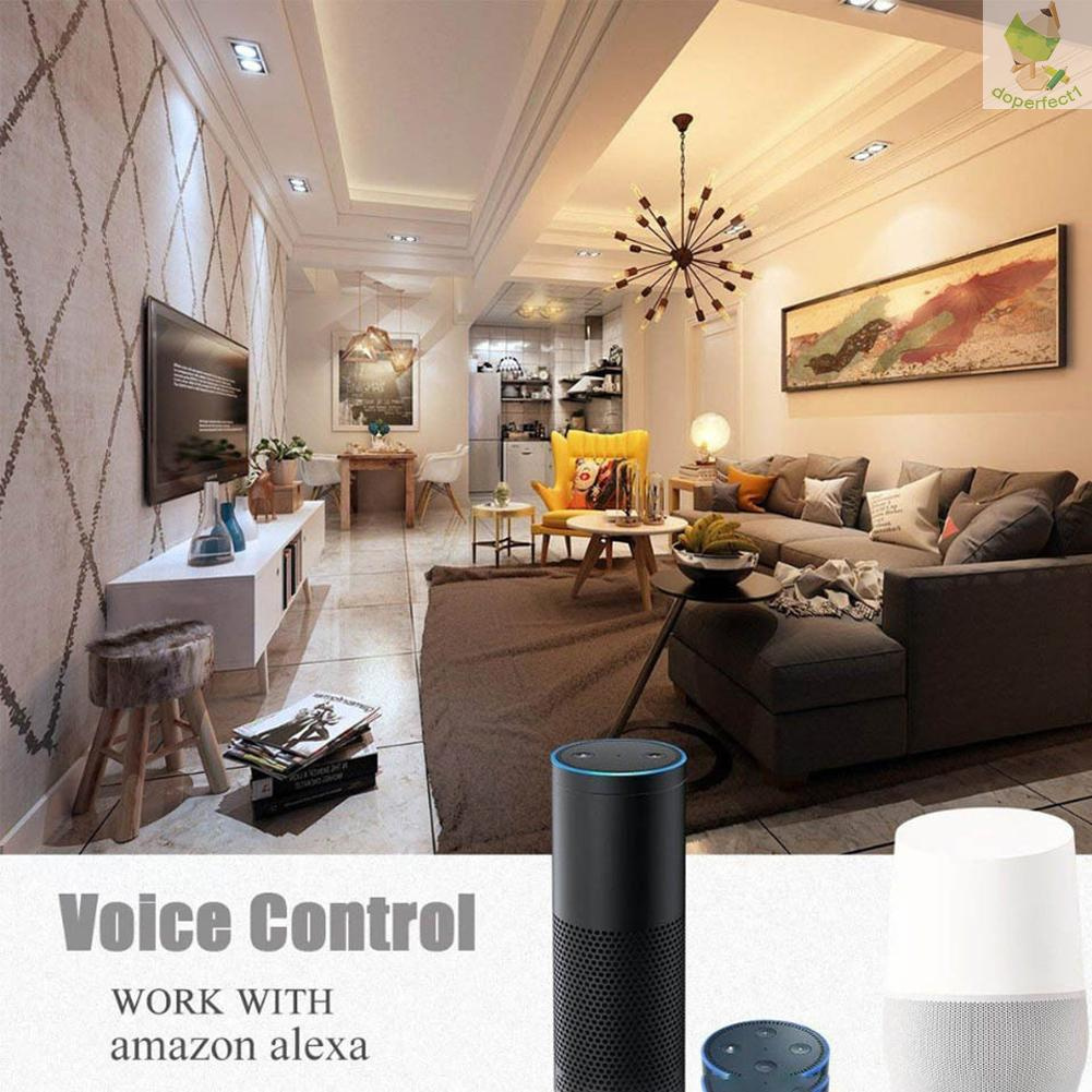 Cloud Intelligence WiFi Connection Light Bulbs APP Control Light Color Adjusting  Voice Control Intelligent Home Living RGB+CW+WW B22 Compatible with Alexa Google Home 220V