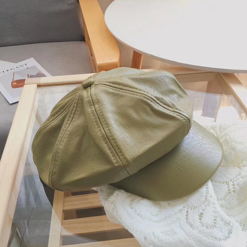 Mũ nồi beret cho bé, Mũ nồi nhiều màu siêu xinh phong cách Vintage chất da mềm cho bé trai bé gái từ 2-5 tuổi ML04