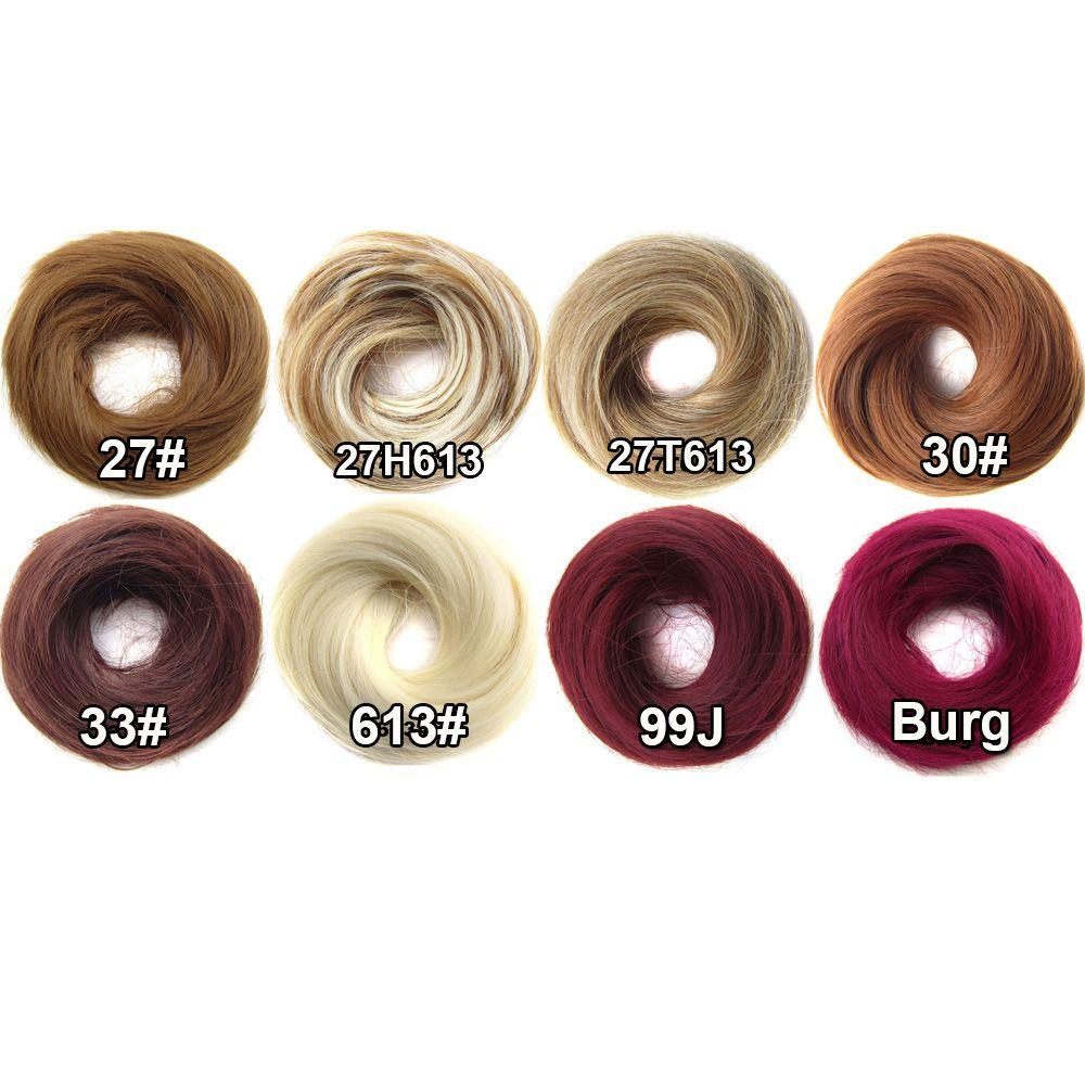 EUTUS Búi Tóc Giả Hình Bánh Donut