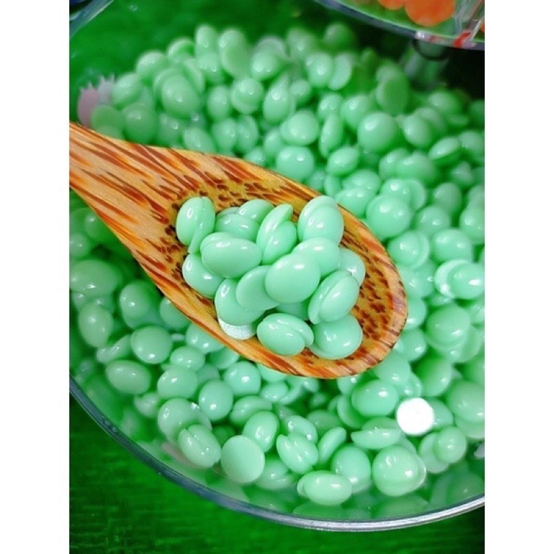 100g SÁP WAX LÔNG NÓNG HẠT ĐẬU HARD WAX  BEANS NHIỀU MÀU(Giao màu ngẫu nhiên)