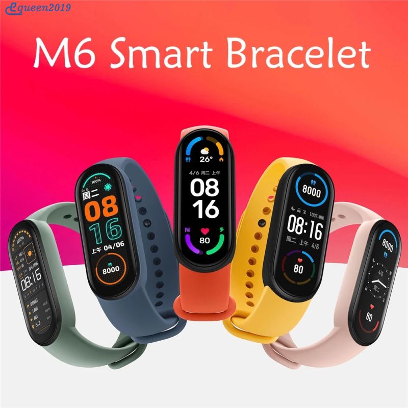 【Ready Stock】 2021 New M6 Smart Bracelet fitpro Watch Fitness Tracker Heart Rate Blood Pressure Monitor Color Screen IP67 【queen2019】