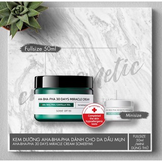 Kem dưỡng ngừa mụn some by mi aha-bha-pha 30 days miracle cream 50ml