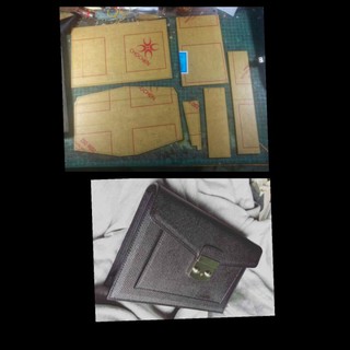 Rập mẫu làm cặp cầm tay da thủ công