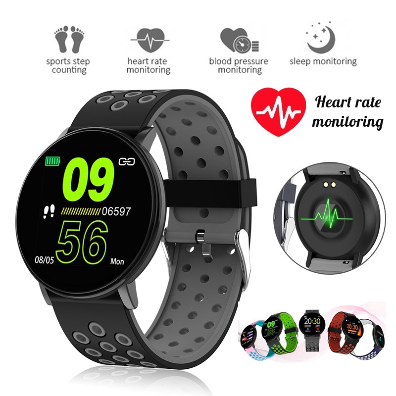 W8 Bluetooth Smartwatch Sport Fitness Tracker Health Monitor IP67 Waterproof Smartband