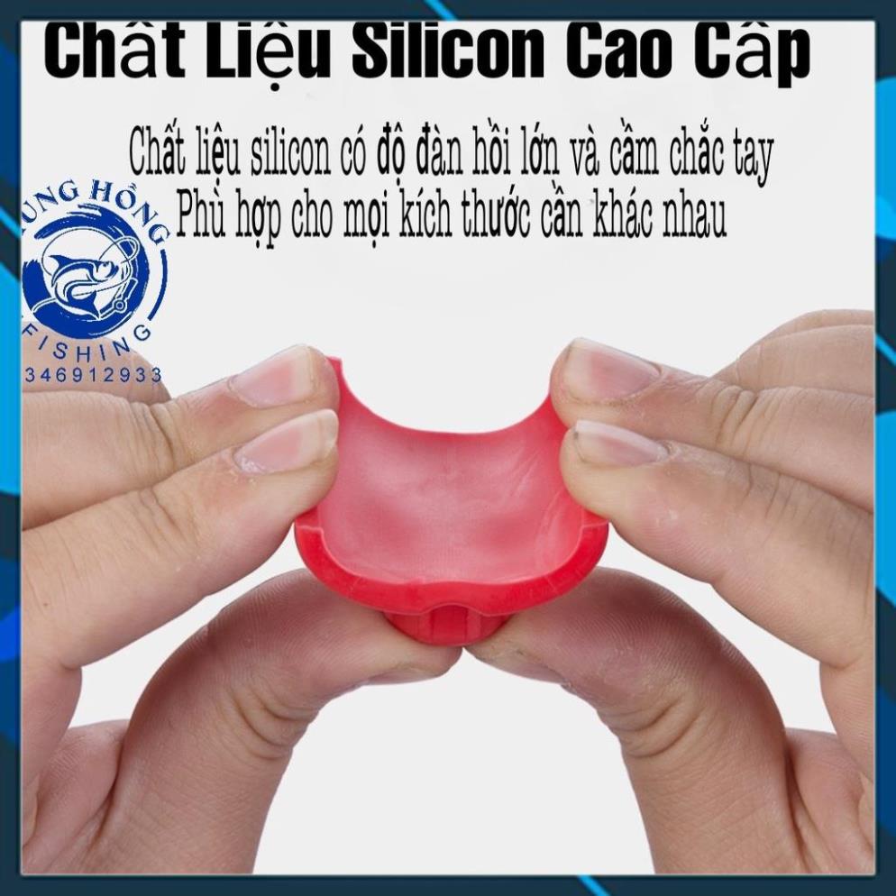 [Chất Lượng] Ốp Cần Cuốn Cước Kèm Trục Cuốn Cước_Ốp Cần Câu Đài Silicon Dùng Được Cho Các Loại Kích Thước 2m7_7m2