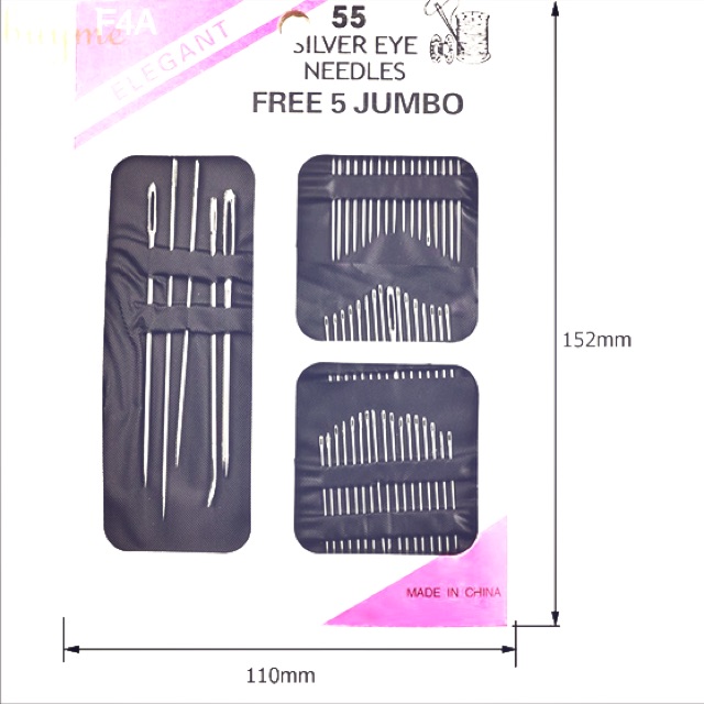 Bộ 55 kim khâu nhiều size