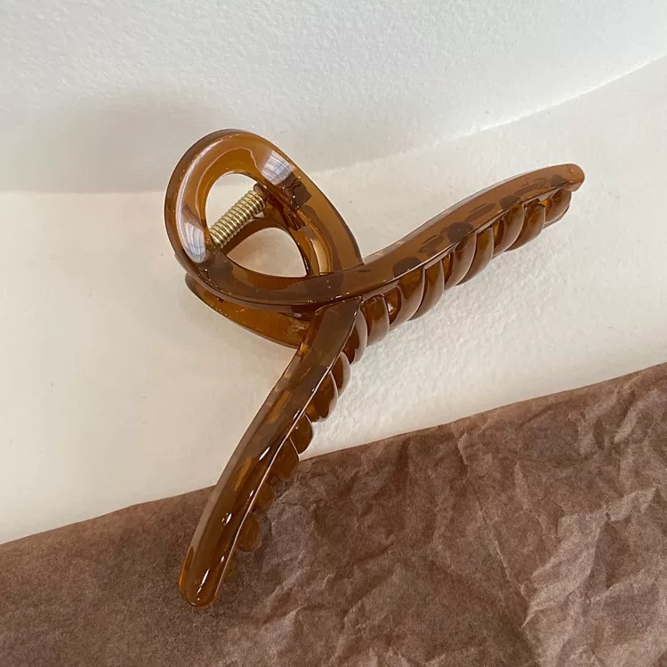 Kẹp tóc càng cua Hàn Quốc nhiều màu cỡ lớn phong cách trẻ trung cho nữ