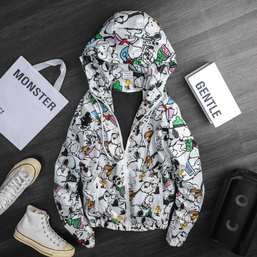 Áo Khoác Dù Nam Nữ 2 Lớp Phối Màu Tuyệt Đẹp in 3D SIÊU CUTE - TP [NewUnisex]