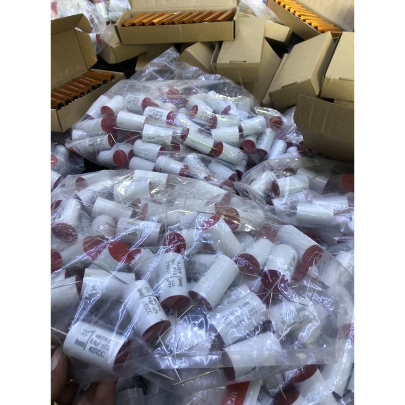 Tụ bevenbi trắng đỏ 6.8uf-400v