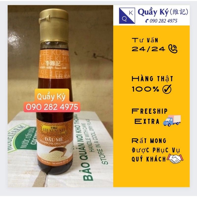 Dầu mè Lee Kum Kee chai 207ml 