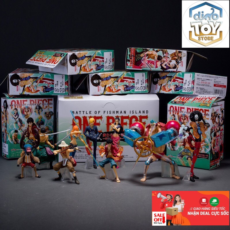 Mô hình Team Luffy Mũ Rơm Chiến Đấu Cao 7-10cm - Mô hình One Piece