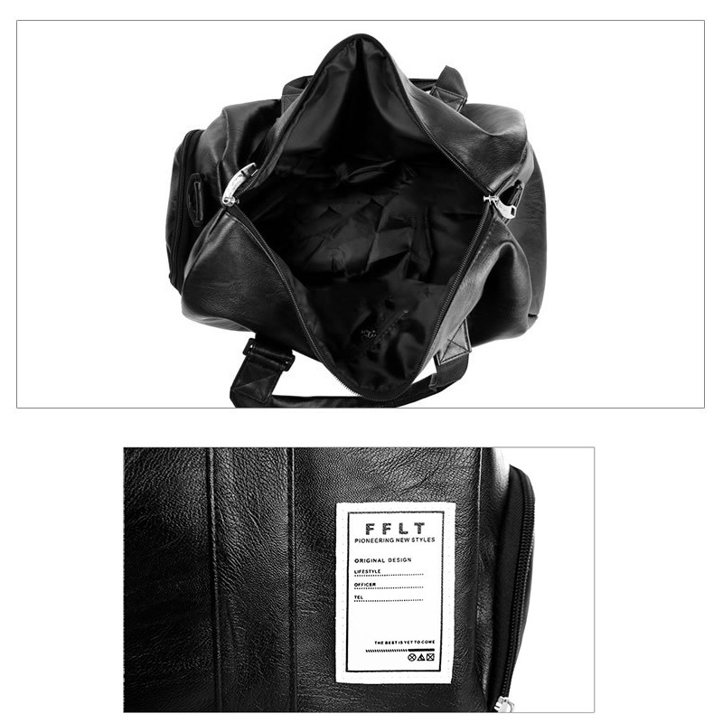 Túi xách du lịch nam nữ đa năng cỡ lớn ZAJA chất liệu da pu cao cấp thời trang thể thao chống nước