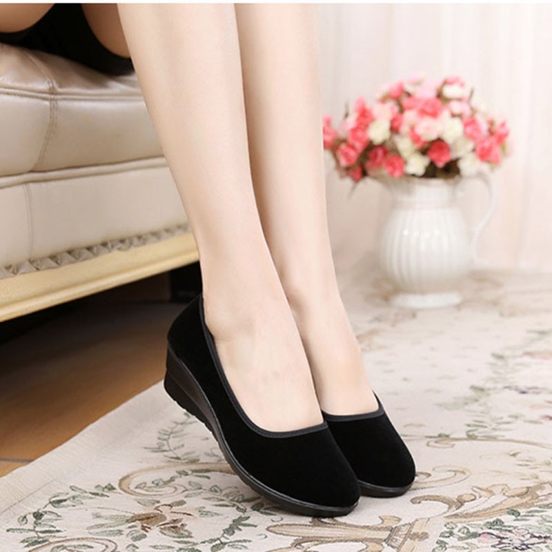 IELGY Giày vải canvas thoáng hơi thời trang phong cách Hàn Quốc cho nữ