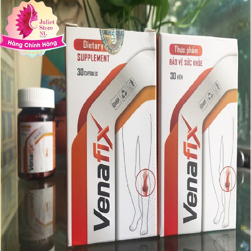 CHÍNH HÃNG VENAFIX VIÊN UỐNG ĐẨY LÙI SUY GIÃN TĨNH MẠCH TĂNG TUẦN HOÀN MÁU GIẢM ĐAU NHỨC CƠ CHÂN HIỆU QUẢ AN TOÀN