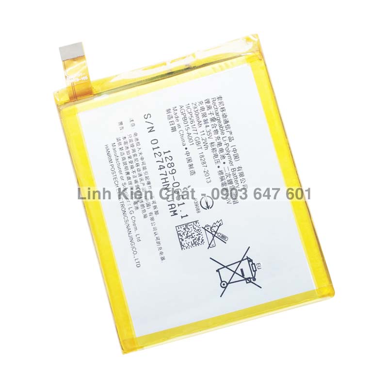 Pin Sony Z4 Z3 Plus E6553 E6533 2930mAh Zin - Hàng nhập Khẩu