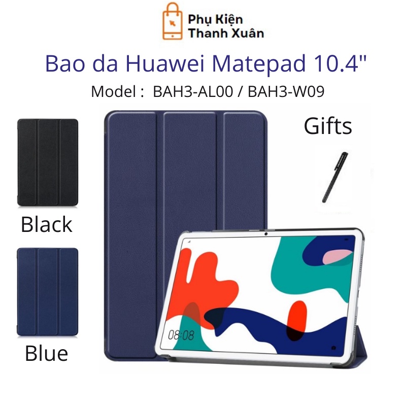 Bao da Huawei Matepad 10.4" BAH3-WL00 / BAH3-W09 | Gập dựng được | Tặng kèm bút