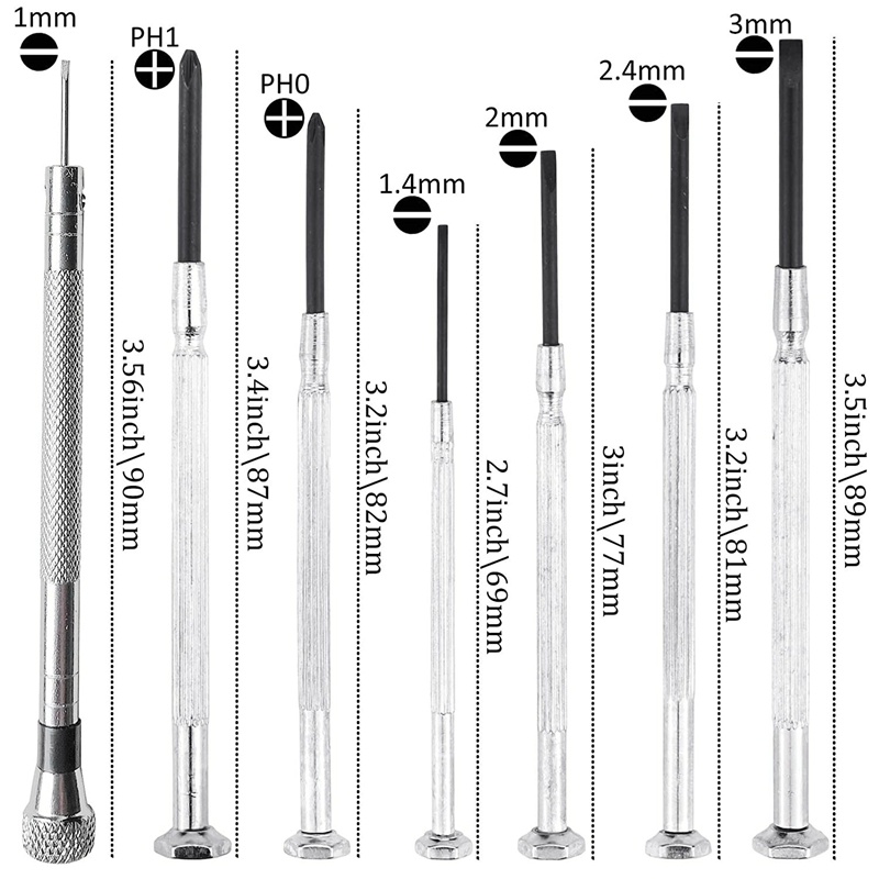 Bộ Dụng Cụ Sửa Chữa Mắt Kính Và Mắt Kính + Đệm Mũi + 6 Tua Vít + 3 Dụng Cụ Sửa Chữa