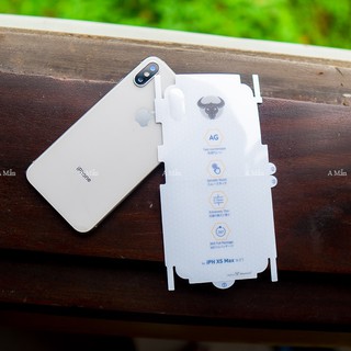 IPHONE XS MAX - DÁN PPF AG MỜ NHÁM CHỐNG VÂN TAY
