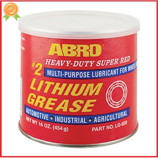 Mỡ bôi trơn đa dụng Abro Lithium Grease Red 454g