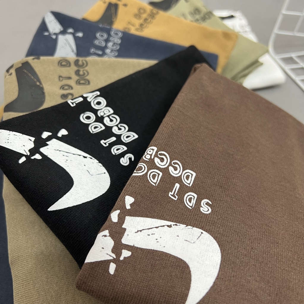Áo thun tay lỡ nam nữ MEANSTORE phông in hình cotton vải mát form rộng phong cách Ulzzang - Ảnh thật