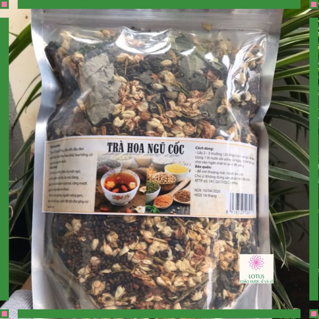 Trà hoa ngũ cốc đóng túi zip đủ 1 kg