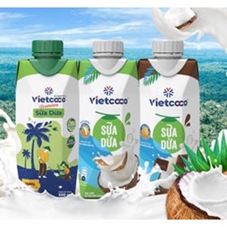 Nước Dừa  - Sữa Dừa Nguyên Chât Vietcoco - 330ml