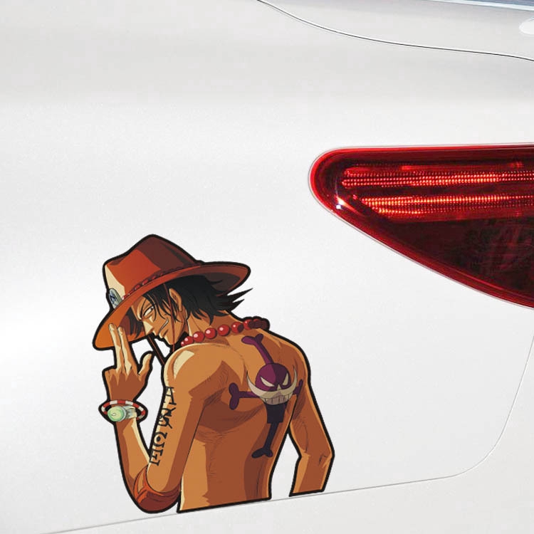 Nhãn Dán Trang Trí Xe Hơi / Cửa Sổ / Nắp Bình Xăng Chống Thấm Nước Hình One Piece