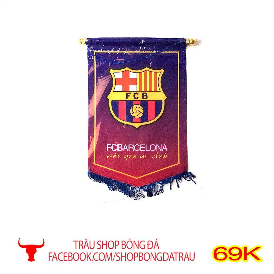 Cờ lưu niệm - các câu lạc bộ bóng đá Manchester, Arsenal, Chelsea, Barca, Real, Liverpool - Trâu shop