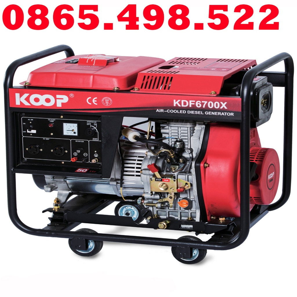 Máy Phát Điện Chạy Dầu 5Kw Koop KDF6700X