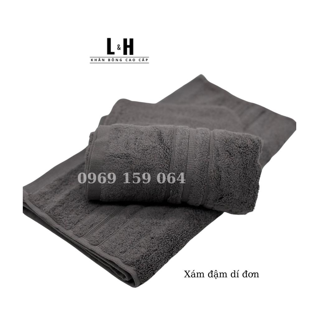 Khăn tắm, khăn lau đầu cỡ trung SongWol, dí đơn, kt 40x80cm
